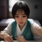 晓影编辑部主编头像，专注短视频内容策划的年轻女性编辑，职业形象照